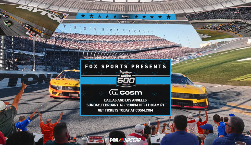 Fox Sports Presents Daytona 500 di Cosm: Detail & Informasi Tiket