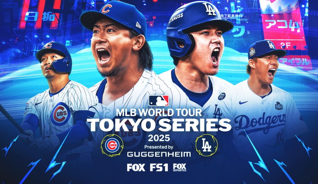 Fox/FS1 ditetapkan untuk menyiarkan seri Tokyo yang membuka musim MLB antara Cubs-Dodgers