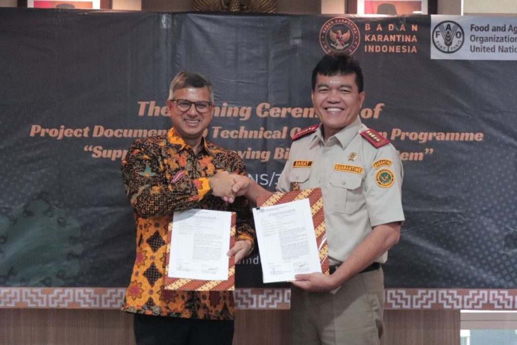 Indonesia, Proyek Lengkap FAO untuk Meningkatkan Sistem Biosecurity