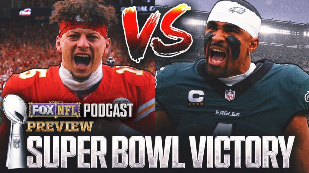 Jalen Hurts atau Patrick Mahomes: Siapa yang akan memimpin tim mereka ke Super Bowl Glory? | NFL di Fox Pod