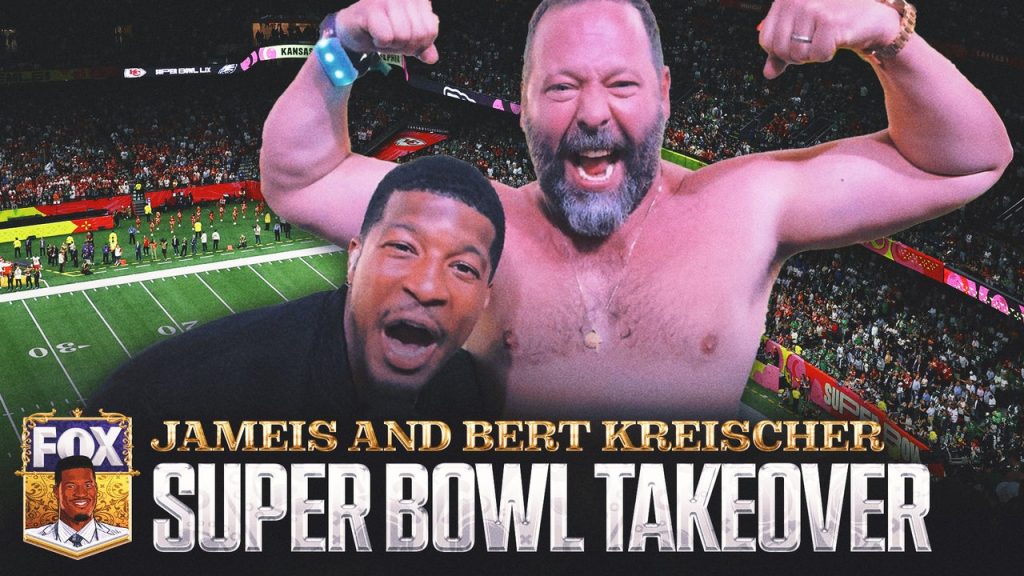 Jameis Winston dan Bert Kreischer menjadi teman terbaik di Super Bowl Lix | NFL di Fox