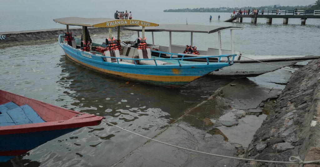 Jet-Skis di Rwanda. Tubuh ke darat di Kongo.