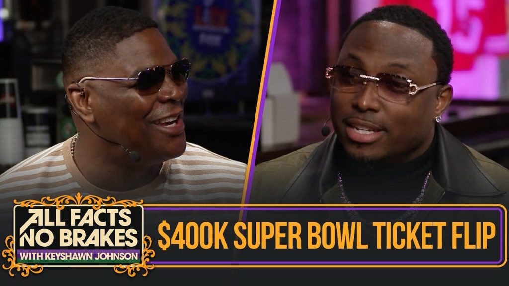 Keyshawn Johnson menghasilkan $ 400K membalik tiket Super Bowl