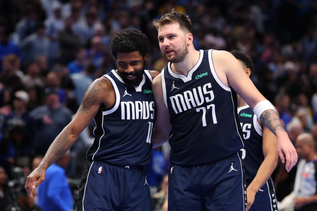 Kyrie Irving mengatakan dia sedang mengalami ‘proses berduka’ setelah perdagangan Luka Dončić, tetapi bersemangat untuk Anthony Davis