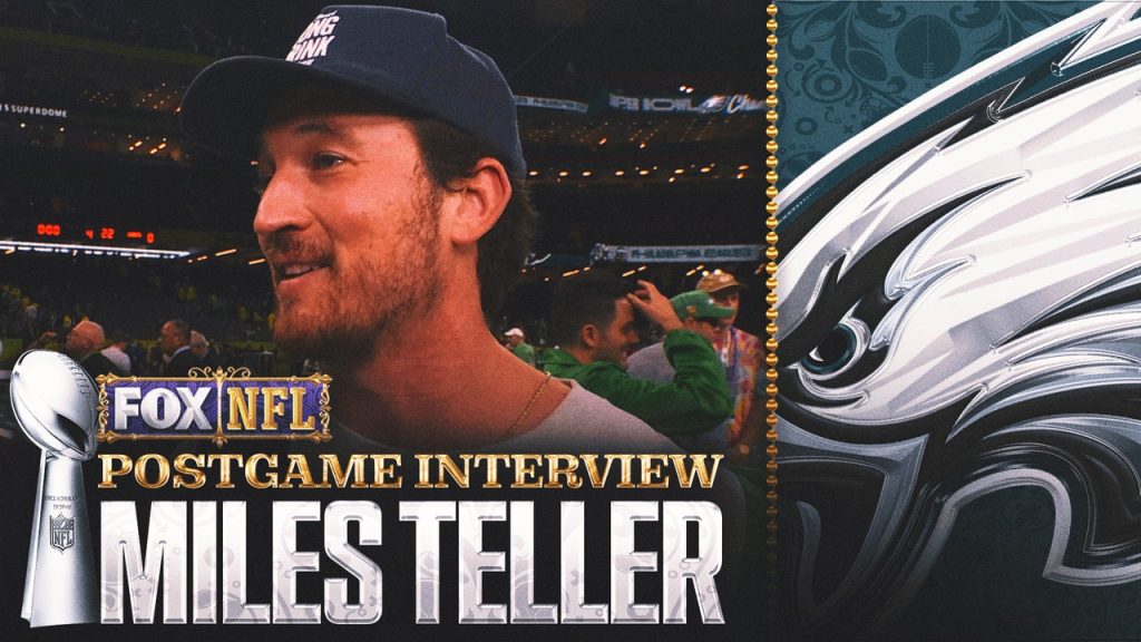 Miles Teller merayakan dengan Eagles: ‘Saya mendapat jus kecil di tangki’ | Super Bowl Lix di Fox