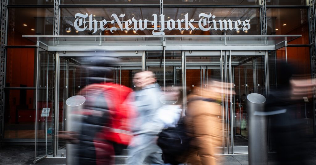 New York Times melaporkan 350.000 pelanggan digital tambahan