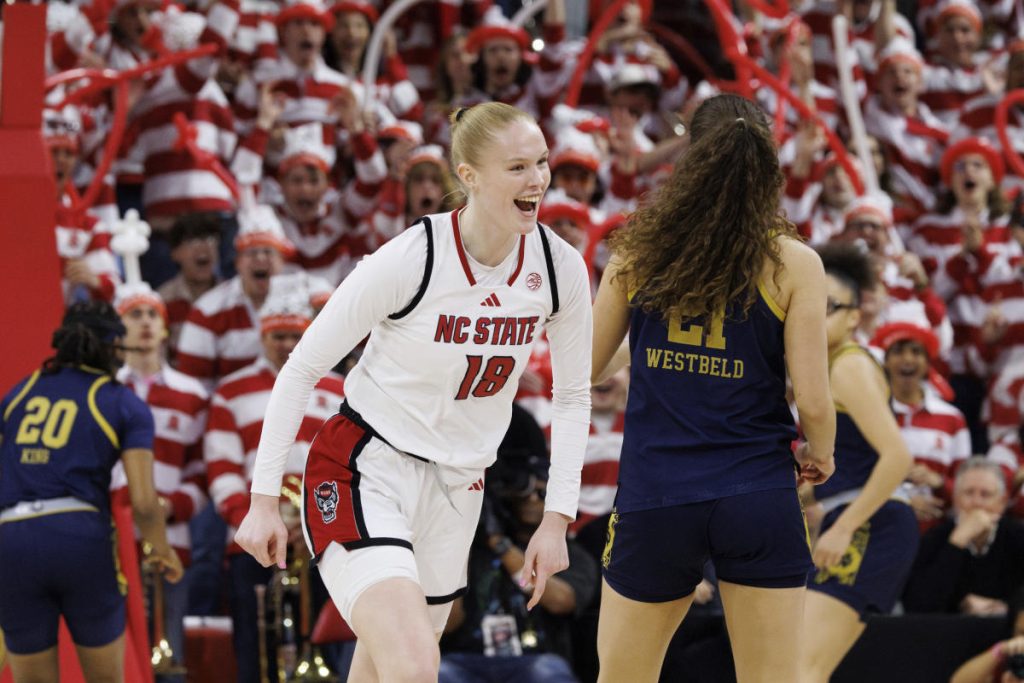 No. 13 NC State Outlasts No. 1 Notre Dame di OT Ganda untuk 104-95 Kesal di Raleigh