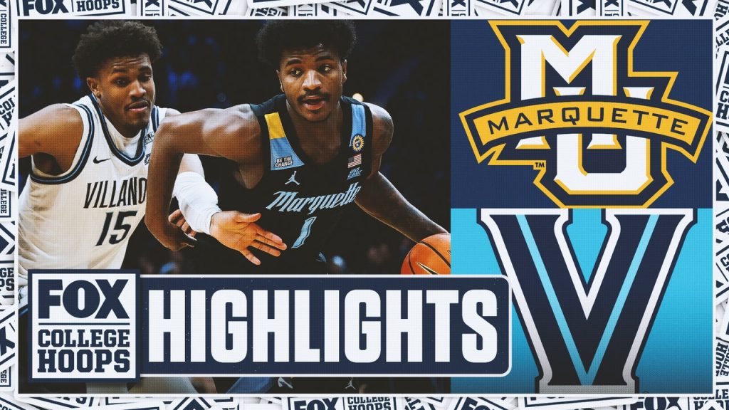 No. 16 Marquette Golden Eagles vs Villanova Wildcats Sorotan | Fox College Hoops