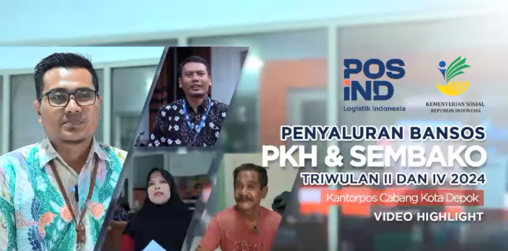 PT Pos Indonesia Sukses Salurkan Bansos PKH dan Sembako untuk 11.555 Keluarga di Depok