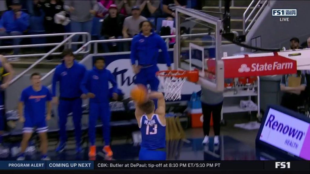 Pasukan Javan Buchanan Boise State mencuri & Andrew Meadow selesai dengan Dunk to Seal Win vs Nevada