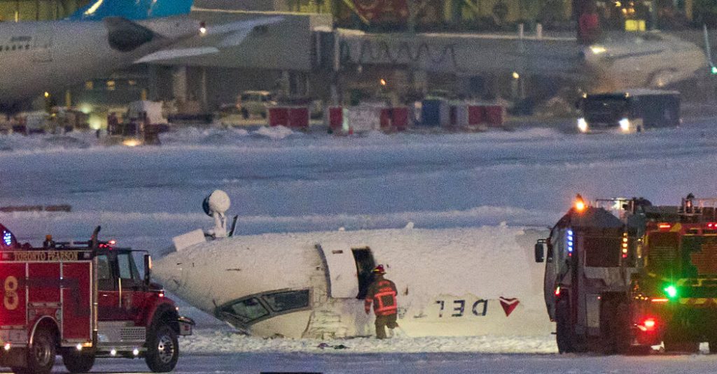 Penumpang mengingat beberapa saat sebelum delta pesawat jatuh di bandara Toronto