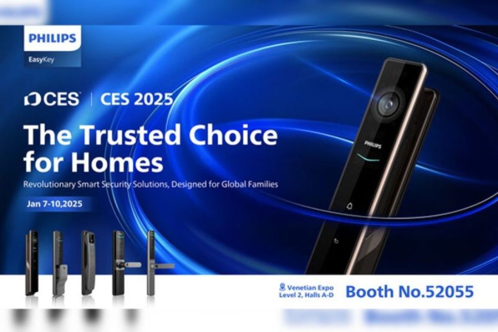 Philips EasyKey bersinar di CES 2025, memimpin era baru Smart Home Security