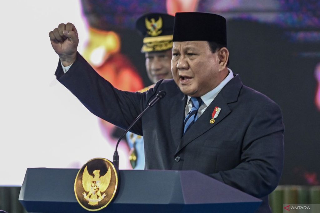 Prabowo menyerukan kepemilikan sumber daya alam yang adil, keadilan