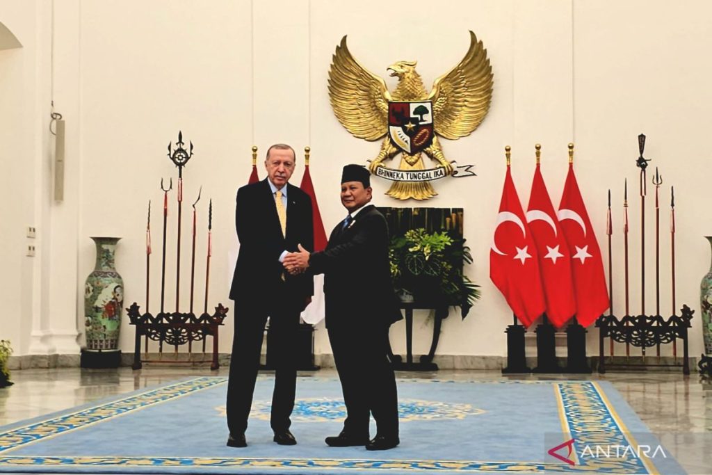 Prabowo welcomes Erdogan’s state visit at Bogor Palace