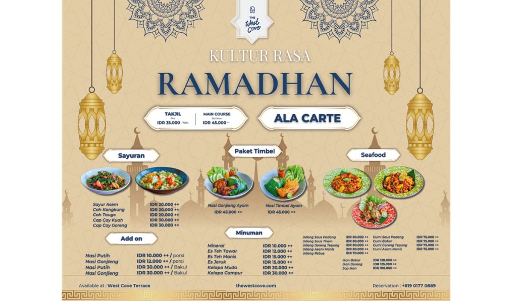 Rayakan Ramadan Gangan Kultur Rasa Ramadhan Di The West Cove