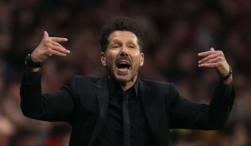 Simeone PUU SEMANGAT JUANG ATLETICO SAAT HADAPI BARCELONA