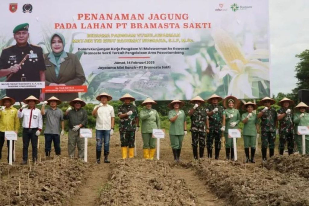 Tni Bantu Kelola Lahan Bekas Tambang Demi Ketahanan Pangan