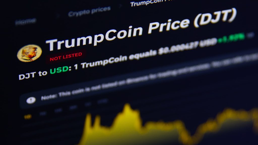 Trump Coin memimpin jatuh dalam cryptocurrency meme sebagai tarif mengguncang pasar global