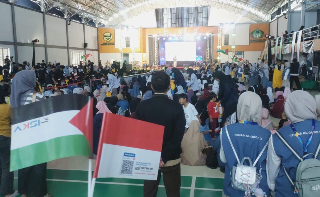 Tunas al-Quds Nurul Fikri Lembang Kumpulkan Donasi Setengah Miliar Lebih Taktu Palestina