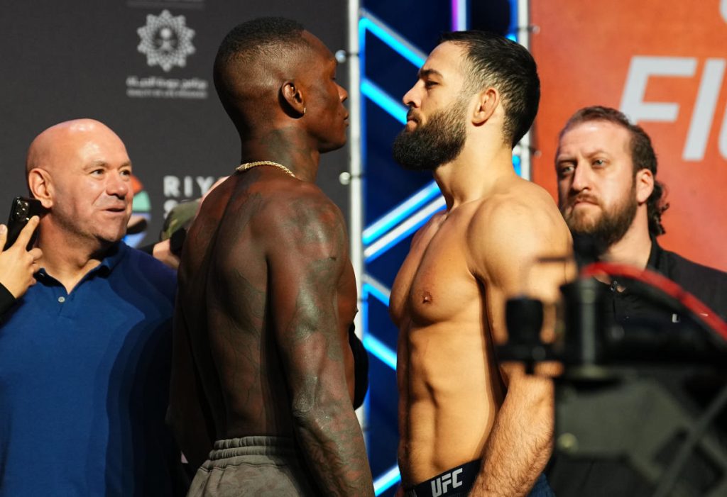 UFC Saudi Arabia peluang dan prediksi: Apakah Israel Adesanya masih memilikinya?