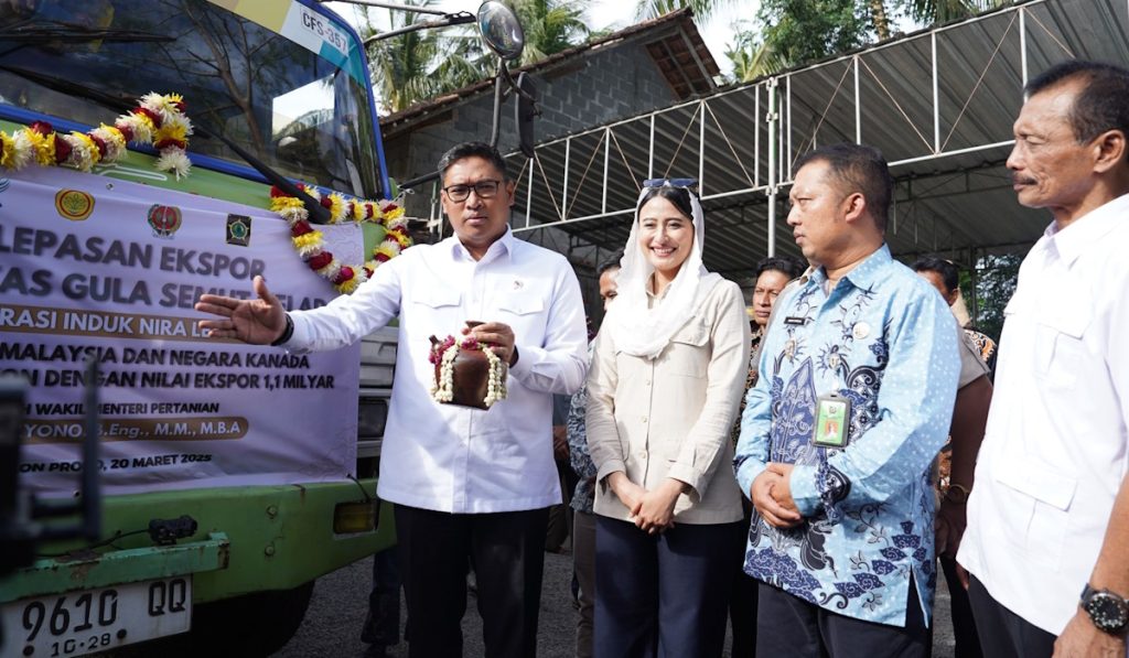 20 ton gula semut kulon progo diekspor ke kanada