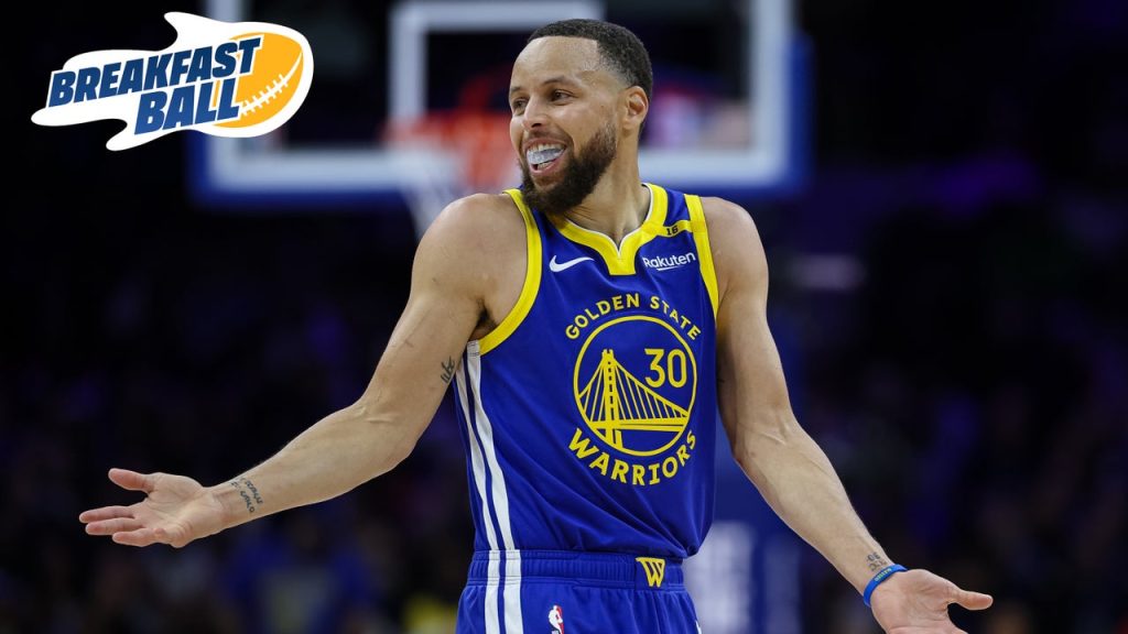 Apakah Stephen Curry termasuk dalam percakapan kambing? | Bola sarapan