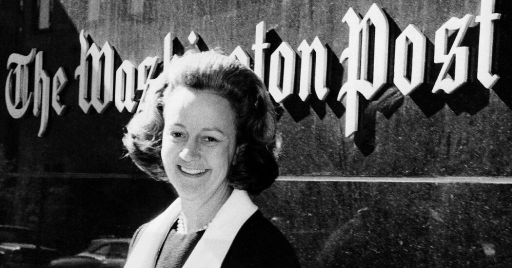 Di dalam perayaan Katharine Graham dari Washington Post