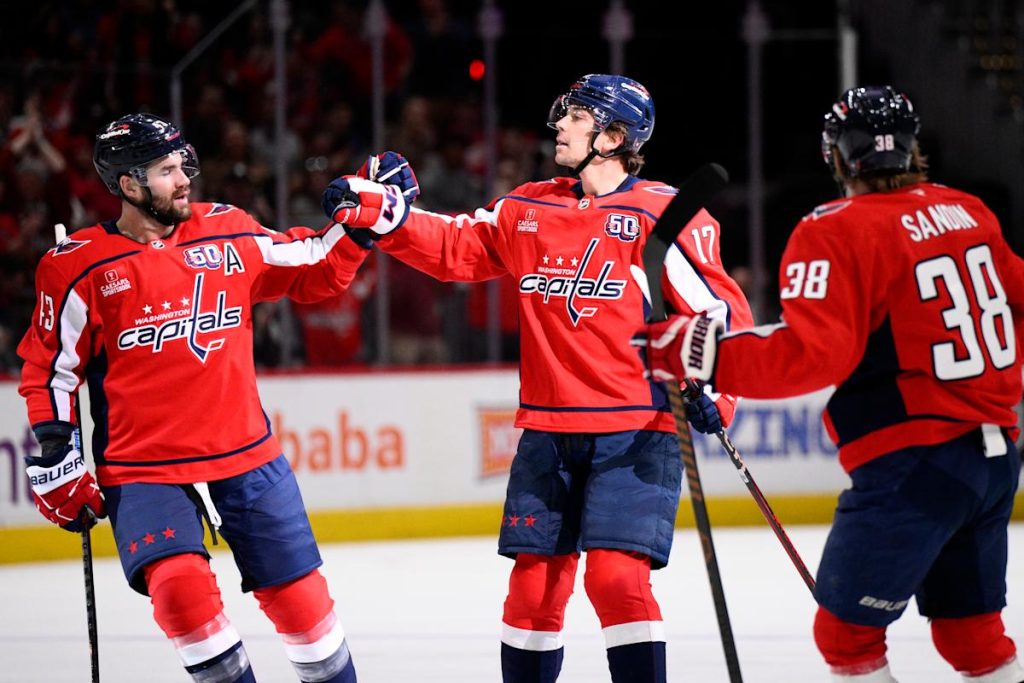 Dylan Strome dan Capitals melonjak melewati sayap merah 4-1