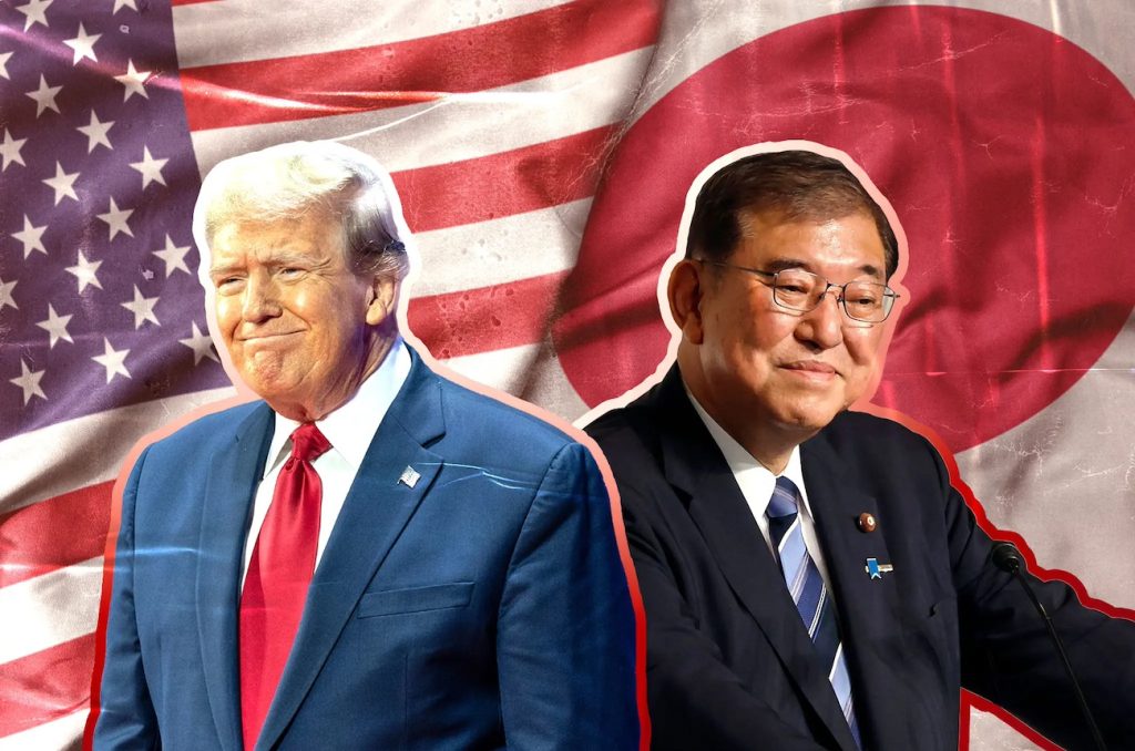 Jepang kawat gigi untuk trump terburuk karena yen mengambil tembakan perang dagang