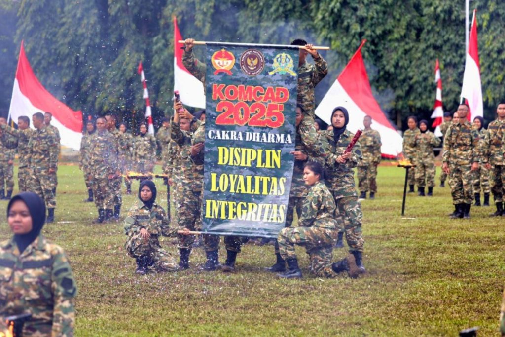 Kementerian Pertahanan meresmikan 787 anggota komponen cadangan