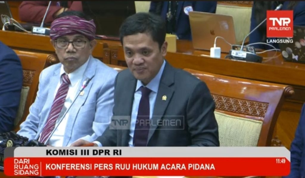 Komisi III DPR RI BEBERKAN Substansi Yang Bakal Diubah Pada Revisi Kuhap