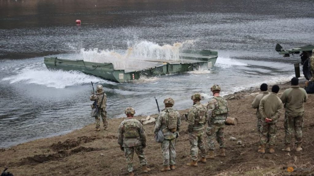 Korea Selatan, US Membungkus Latihan Militer Tahunan, Panggung Joint River-Crossing