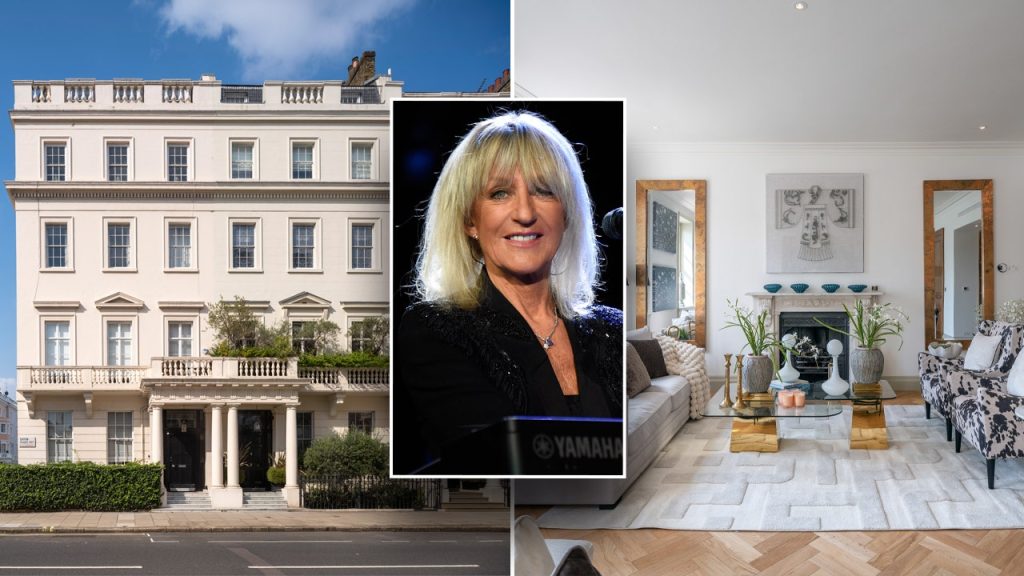 Mantan penthouse Christine McVie di London dijual dengan harga $ 8,9 juta