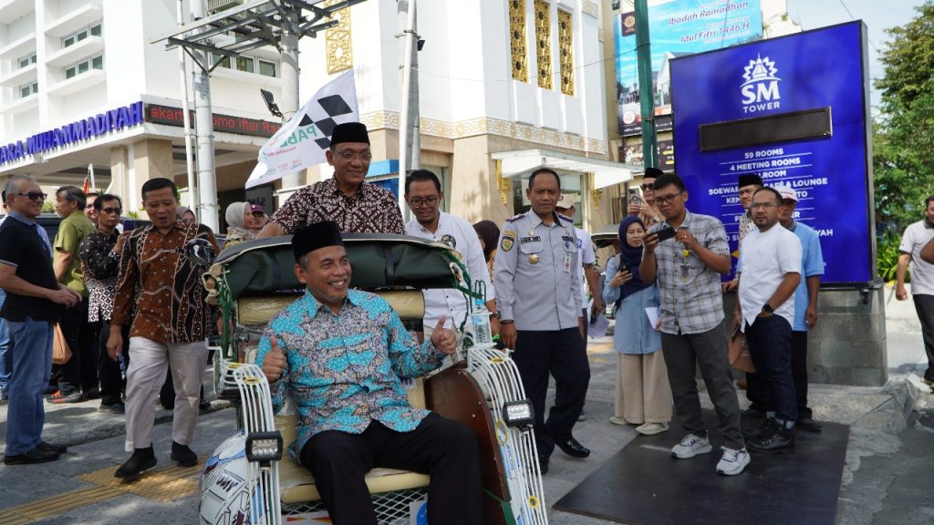 Muhammadiyah Luncurkan Becak Listrik di Sekitar Kawasan Malioboro