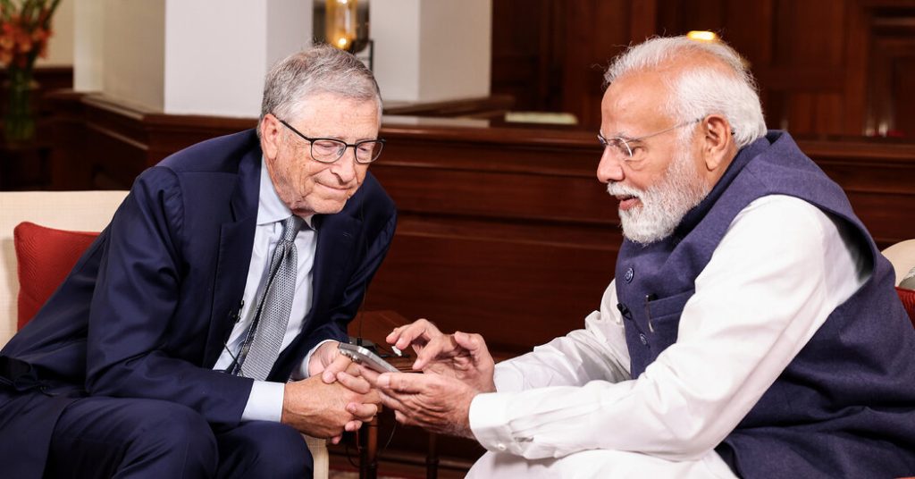 Nary kata kritis: ikatan dekat Bill Gates dengan Narendra Modi