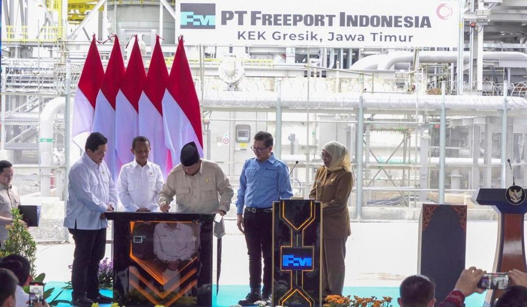 Peresmian Smelter Emas Freeport Di Jiipe Gresik Perkuat Hilirisi