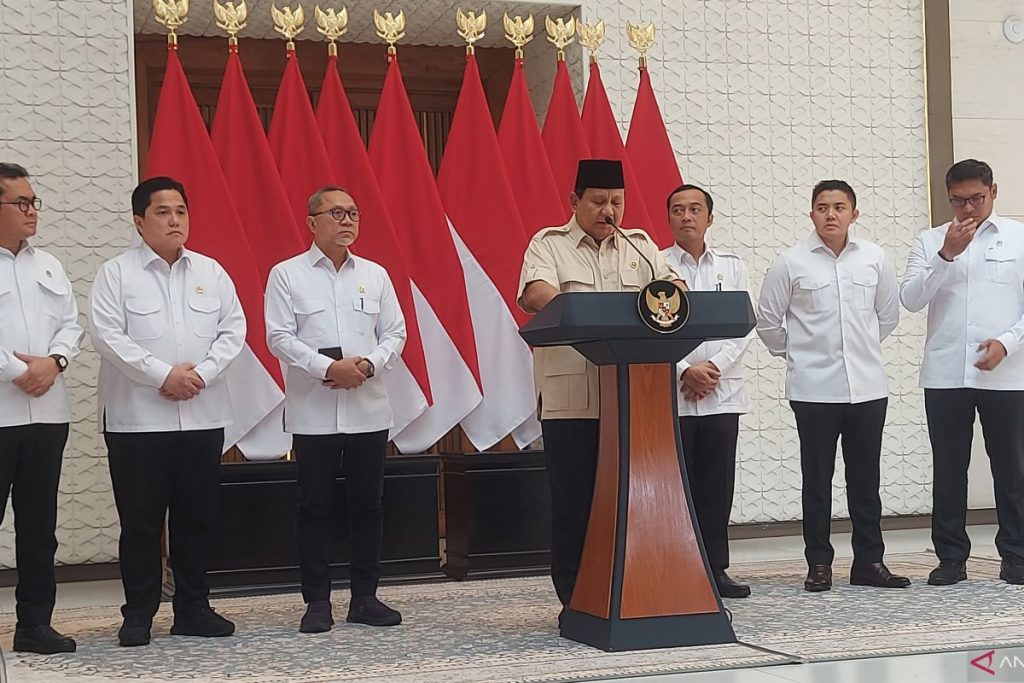 Prabowo Indonesia memesan harga makanan yang stabil untuk Ramadhan