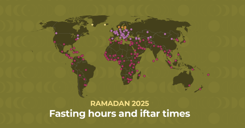 Ramadan 2025: Jam puasa dan waktu iftar di seluruh dunia | Berita Agama