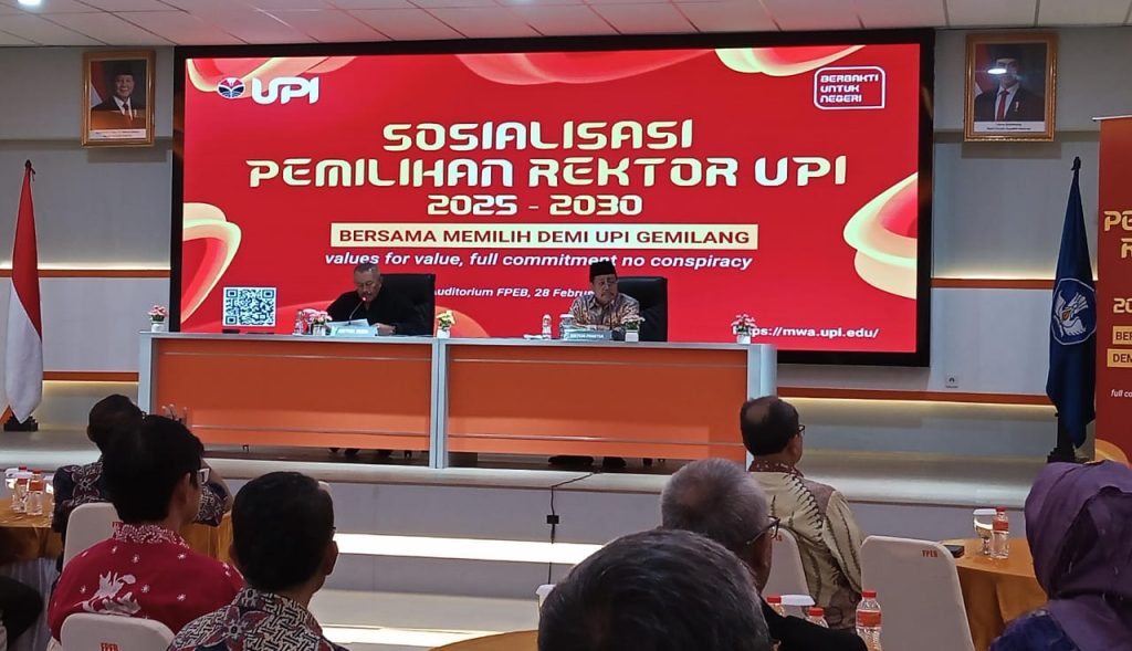 UPI Lakukan Sosialisasi Penjaringan dan Pemilihan Rektor Periode 2025-2030